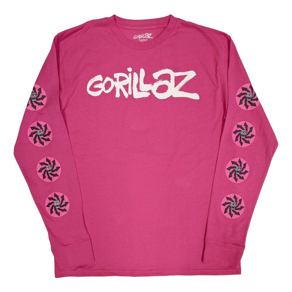 Gorillaz - Repeat Pazuzu Longsleeve shirt - Roze